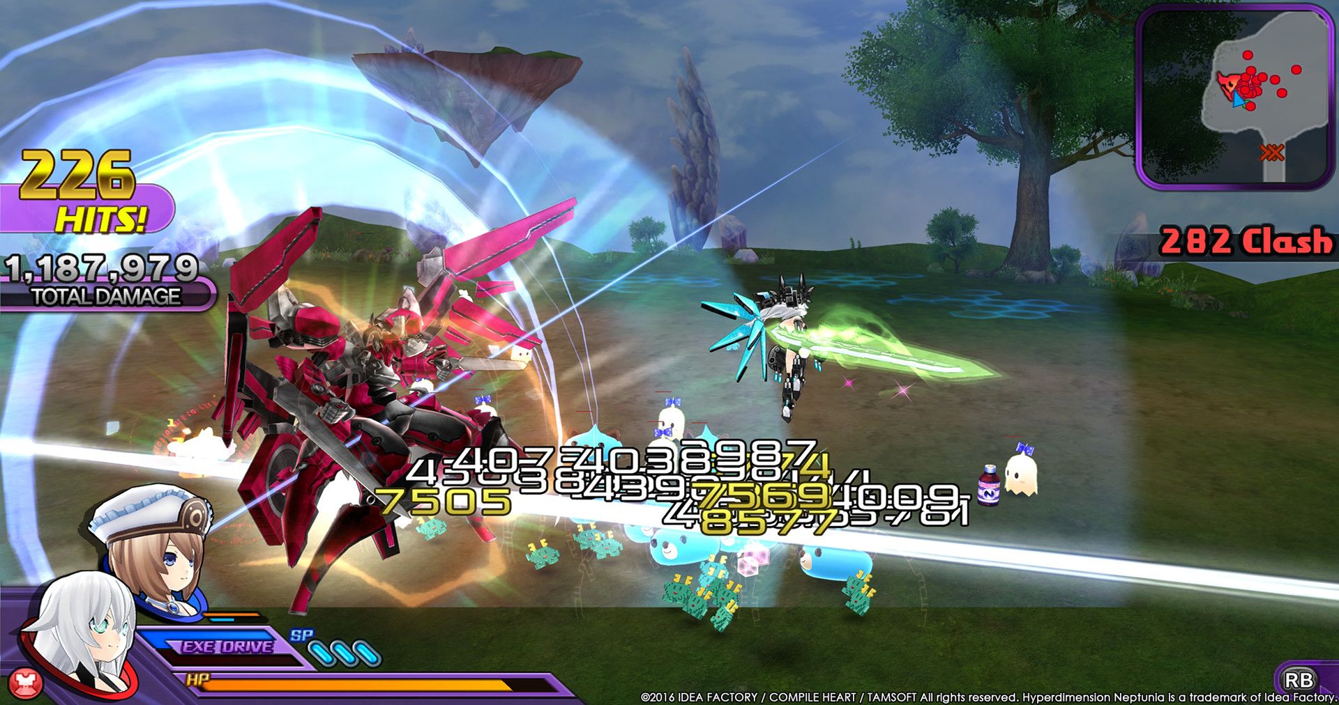 Hyperdimension Neptunia U: Action Unleashed banner